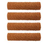 Gatuida Lot de 4 manchons texturés pour rouleaux à peinture de 23 cm (9 | Rouleau à enduire pour peinture murale décorative, manchon de rechange pour rouleau texturé pour cloisons sèches et