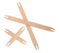 Gatuida Lot de 4 Navettes en Bois pour Tissage DIY Outils de Tricotage à Double Extrémité Tailles Petit et Grand Accessoires pour Pulls Écharpes et Tentures Murales Artisanat et
