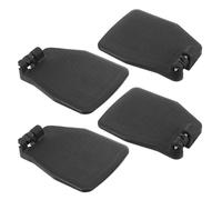 Gatuida Lot de 4 Repose-Pieds Universels en Plastique ABS pour Fauteuil Roulant Plaques Larges et Allongées Accessoires de Rechange Robustes pour Usage en Hôpital Maison de Retraite et