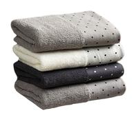 Gatuida Lot de 4 Serviettes Démaquillantes en Pur Coton, Six Couches Épaisses, Douces et Absorbantes, Visage Emporter Votre Paquet Couleur Aléatoire