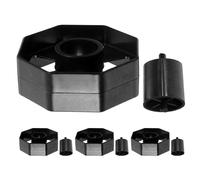 Gatuida Lot de 4 Sets de Noyaux de Remplacement pour Dévidoir de Ruban Adhésif, Accessoires de Bureau en Plastique Solide, Compatibles Mandrins Standards, pour Usage Bureau,