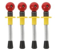 Gatuida Lot de 4 tiges de Lanceur pour Flipper - Poignées de Rechange à Ressort pour Flippers d'arcade - Accessoires de réparation pour lanceurs de Billes Lors d'événements et de Jeux de