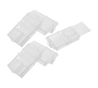 Gatuida Lot de 5 Cages Transparentes pour Élevage de Reines Outil Apicole Léger Ventilation Intégrée Fournitures pour Ruches Transport et Isolation des Abeilles Matériel Apiculture