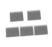 Gatuida Lot De 5 Capuchons De Rechange pour Boutons De Console De Son à Glissière Droite, Curseurs 4 Mm, Gris, Accessoires Compatibles Mixeurs DJ Et Consoles Audio