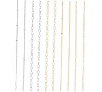 Gatuida Lot De 5 Chaînes à Ongles Pour Nail Art 3d, Fin Métal Argenté, Décoration Pour Ongles Diy, Accessoires Nail Art Pour Usage Quotidien Et Fêtes