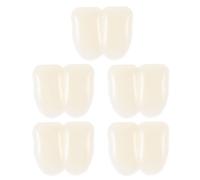 Gatuida Lot de 5 Dents de Lapin factices pour déguisement d'halloween - Accessoires de déguisement pour sorcière, Clown et Lapin, idéal pour Les fêtes de Pâques.