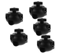 Gatuida Lot de 5 fixations pour microphones de batterie - Pince de verrouillage pour performances scéniques - Joint de rechange pour configurations audio, percussions et matériel de groupe