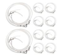 Gatuida Lot De 5 Paires De Sangles Anti Lacets Transparentes Pour Talons Hauts Accessoires Pour Lacets Anti Détachables Et Invisibles Mignons En Tpu