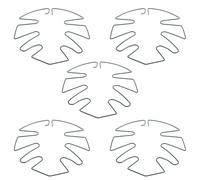 Gatuida Lot de 5 Supports en Fer pour Plantes Grimpantes de Feuille de Monstera Tuteurs Suspendus Verts pour Jardin Treillis de Croissance Stable pour Fleurs et Plantes Extérieures