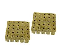 Gatuida Lot de 50 Bouchons Grow Cubes Nutritifs 25x25x40 Mm pour Culture Hors Sol Jardinage Balcon Hydroponie Absorption D’Eau Perméabilité Et Enracinement