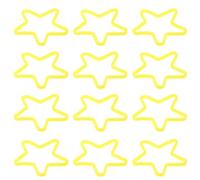 Gatuida Lot de 50 Élastiques Truqués D’Étoile à Cinq Branches Accessoires Élastiques pour Tours de Magie Fourniture de Magicien pour Spectacles et Animations Festives