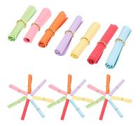 Gatuida Lot de 50 Pcs Papier pour Message en Rouleaux Créatifs Peut être Ouvert et Écrit pour Décoration DIY Couleur Aléatoire
