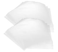 Gatuida Lot de 50 Pochettes Extérieures en Vinyle Protections pour Disques en Plastique Pochettes De Protection en Vinyle Pochettes Extérieures en Vinyle PP