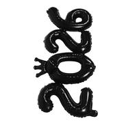 Gatuida Lot de 6 Ballons Chiffres 2026 en Aluminium Noir 86X39 CM Kit de Ballons du Nouvel An pour Décoration Suspendue Accessoires Photo et Fête Fournitures Polyvalentes pour