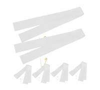 Gatuida Lot de 6 Écharpes Blanches en Tissu Multifonction, Ceintures D’étiquette à Personnaliser pour Mariage, Anniversaire et Enterrement de Vie de Jeune Fille, Accessoires de Fête