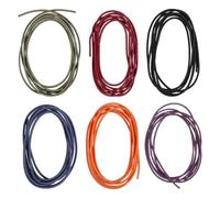 Gatuida Lot de 6 Élastiques en Nylon Multicolores pour Carnets de Voyage Sangles Extensibles pour Cahiers et Agendas Bandes de Protection Résistantes pour L’École le Travail Loisirs en