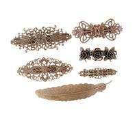 Gatuida Lot De 6 Épingles à Cheveux Vintage En Cuivre, Barrette Taille Moyenne, Style Européen, Coiffe Pour Femmes Et Filles, Accessoires Cheveux Pour Mariage Et Fête