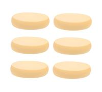 Gatuida Lot de 6 Éponges à Maquillage Ovales, Poudreuses Douces et Élastiques, Format Épais, pour Cosmétiques Liquides et Poudres, Adaptées aux Filles, Usage Professionnel et Quotidien