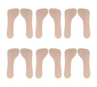 Gatuida Lot de 6 Paires de Semelles Invisibles Antidérapantes pour Talons Hauts, Coussinets 3/4 en Gel Respirant pour Avant-pied, Inserts Amortisseurs Autocollants Couleur Peau, Confort