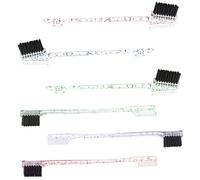 Gatuida Lot De 6 Peignes à Sourcils Multi-usages, Brosses Fines Pour Front Et Ligne Des Cheveux, Couleurs Rose, Vert, Bleu, Outil Maquillage Précis Pour Professionnel Et Particulier