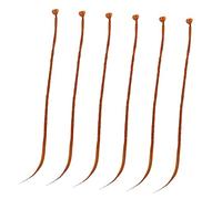Gatuida Lot de 6 Tresses au Crochet Synthétiques Postiche Tressée Cheveux Ondulés Tresses Torsadées Accessoires de Mode Occasions Spéciales