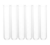 Gatuida Lot de 6 Tubes en Verre Transparent 15ml pour Culture Hydroponique, Vases Décoratifs Minimalistes, Petits Vases Tubulaires pour Propagation de Plantes et Décoration