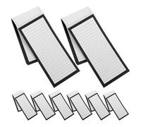 Gatuida Lot De 8 Blocs-Notes Rétro Pour Réfrigérateur Bloc-Notes Pour Les Vacances Agenda Carnet De Courses Bloc-Notes Magnétique Pour Liste De Courses Noir