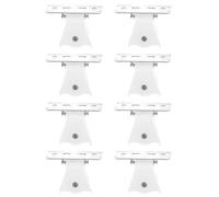 Gatuida Lot de 8 Bloque-Cordons pour Stores Romains en Fer et Plastique Accessoires de Rideaux Compacts et Légers Compatibles Stores en Bambou Coulisseau de Rideau pour Fenêtres et