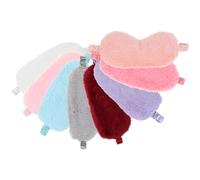 Gatuida Lot de 8 Masques des Yeux en Peluche Confortables et Légers, Cache-œil Occultant Sommeil, Adapté aux Hôtels et Familles, Ne Laisse Pas de Marques Couleur Couleur Aléatoire