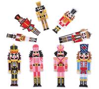 Gatuida Lot de 9 Écussons Thermocollants Brodés Casse-Noisette Patchs à Coudre Décoratifs pour Vêtements Paquet et Jeans Accessoires Multifonctions DIY pour Personnalisation Textile