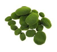 Gatuida Lot de Pierres De Mousse Artificielle Décoratives 20 Pcs Vert Mousse, Accessoire DIY pour Mur Végétal, Décoration Jardin Intérieur, Thème Forêt, Micro-Paysage, Terrarium