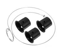 Gatuida Loupe à Clip pour Horloger Et Bijoutier en Verre Grossissement 5X 10x 15x, Outils Expérimentaux De Précision pour Réparation De Montres, Travail De Détail, Ensemble 4 Pièces