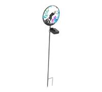 Gatuida Lumières de Jardin Solaire Étanches avec Pieu Décoratif Forme de Chien pour Extérieur Lampe de Jardin Solaire Automatique avec Capteur pour Pelouse et Patio