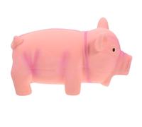 Gatuida Mâcher pour Chien en Latex Moulé de Cochon Rose Interactif pour Chiots et Chiens de Taille Moyenne Résistant à la Mastication pour L'Intérieur et L'Extérieur