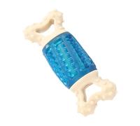 Gatuida Mâcher pour Chien Sonore Bleu Résistant Os en Caoutchouc Souple Sifflet Intégré, Couineur pour Animaux de Compagnie, pour Chiots et Chiens Adultes, Anti-Ennui et Nettoyage