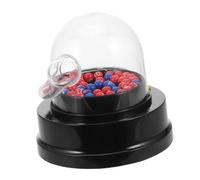 Gatuida Machine à Tirage Électrique Portable avec Boules Transparentes Sélection Aléatoire de Numéros Chanceux Jeu de Hasard Compact pour Fête et Anniversaire