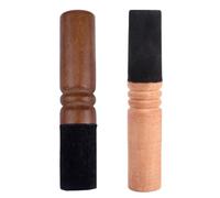 Gatuida Maillet de Bol Chantant Bouddhiste en Bois 2 Pièces Bâtonnet Solide pour Effets Apaisants et Décoration Intérieure Plusieurs styles