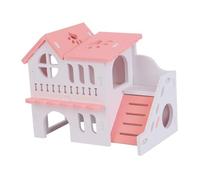 Gatuida Maison pour Hamster à Deux Jouets Villa pour Petits Animaux Fournitures pour Animaux Maison
