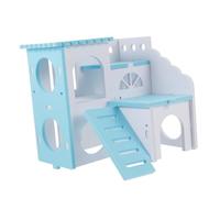 Gatuida Maison pour Hamster et Petits Animaux Refuge à Deux Respirant et Durable Dexercice et pour Hamsters Rats et Petits Rongeurs