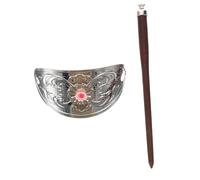 Gatuida Manchette Chignon Vintage Géométrique Pince à Chignon Pour Cheveux Longs Femme Accessoire Cheveux Léger Solide Pour Queue De Cheval