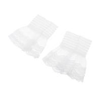Gatuida Manchettes Amovibles En Dentelle Et Mousseline Tridimensionnelle, Accessoires Pour Blouses Et Robes Féminines, Pour Cours D'histoire, 12x11x0.5cm