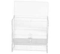 Gatuida Mangeoire à Poulet Rutin Transparent Devoir Petit Creux Alimentation Bird Feeder mangeoires pour Oiseaux Porte-Nourriture pour Animaux de Compagnie mangeoire de Ferme Acrylique