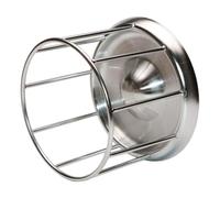 Gatuida Mangeoire INOX pour Reptiles et Tortues Distributeur Alimentaire et Sûr Bol Eau sans Arêtes Adapté Aux Petits Animaux Terrestres