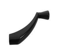 Gatuida Manivelle de Fenêtre à Battant Noire en Métal, Accessoire de Réparation Manuelle, Poignée de Remplacement pour Porte et Fenêtre, Manivelle à Douille Cannelée Résistante