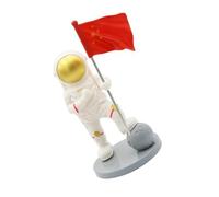 Gatuida Maquette D'astronaute Décorative pour Gâteau, Figurine Spatiale en Résine Légère, Décoration d'anniversaire Thème Espace, Accessoire Original pour Fête et Bureau, Sculpture