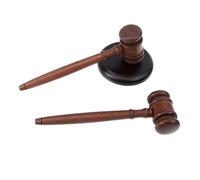 Gatuida Marteau Bois pour Juge et Vente Aux Enchères avec Base Design Vintage Marteau Tribunal Pratique pour Avocat et Commissaire-priseur