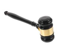 Gatuida Marteau du Juge en Bois Portable Maillet en Bois Finition Lisse pour Vente Aux Enchères Usage Avocat Juge