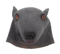 Gatuida Masque de souris pour bal masqué - Accessoire de cosplay animalier - Masque de souris de dessin animé - intégral en latex pour carnaval, théâtre ou anniversaire.