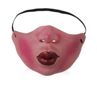 Gatuida Masque Demi Visage Réaliste avec Latex pour Fête Carnaval Farces et Déguisement Halloween