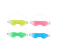 Gatuida Masque Oculaire En Gel Rafraîchissant Et Chaud 4 Pièces Multicolore Confort Ajusté Pour Fatigue Yeux Usage Sommeil Détente à Domicile Et Voyage